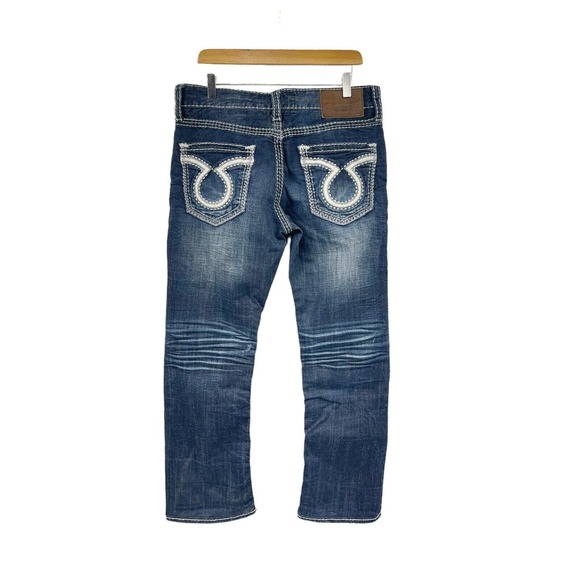 BIG STAR Other - Big Star Buckle Jeans Mens Size 33R Union Boot Denim Embroidered Mid Rise